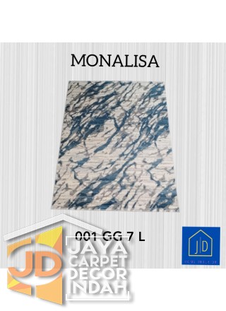 Karpet Permadani Monalisa 1 GG 7 L Ukuran 120x160, 160x230, 200x300, 240x340,300x400